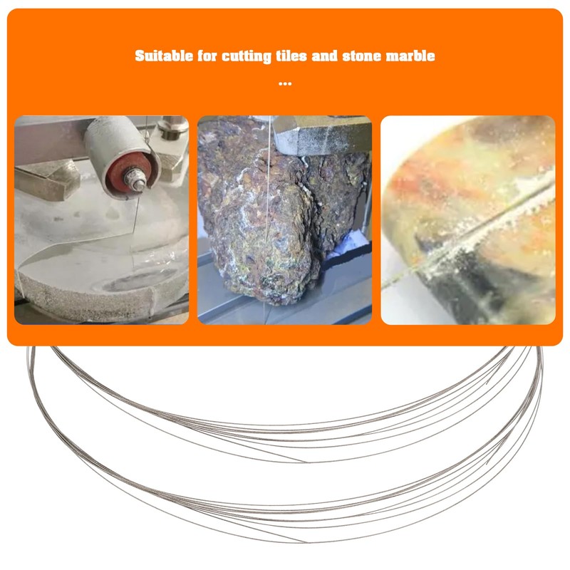 OTOTEC 2pcs Diamond Cutting Circular Wire Saw 2 Meter Thickness
