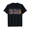 Las Vegas Nevada Urban Skyline Photography Font T-Shirt