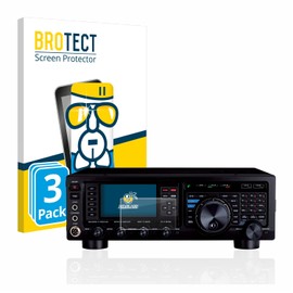 BROTECT Schutzglas für Yaesu FT DX 1200 (3 Stück) Schutzfolie Panzer Folie Glas [Extrem Kratzfest 9H, Anti-Fingerprint, Ultra-Transparent]