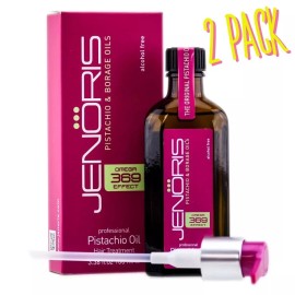 Jenoris Pistachio Oil Hair Treatment  3.38 oz (Pack of 2) - Free Ship from USA