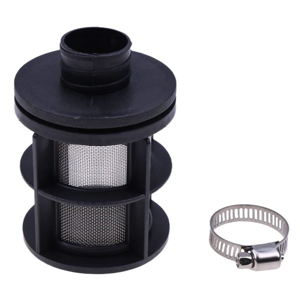 ZTUOAUMA 25mm Air Intake Filter Kit Silencer Muffler with Seal Clamp Compatible with Webasto Dometic Eberspacher Diesel Parking Heater Replace 251864810100 Exhaust Pipe