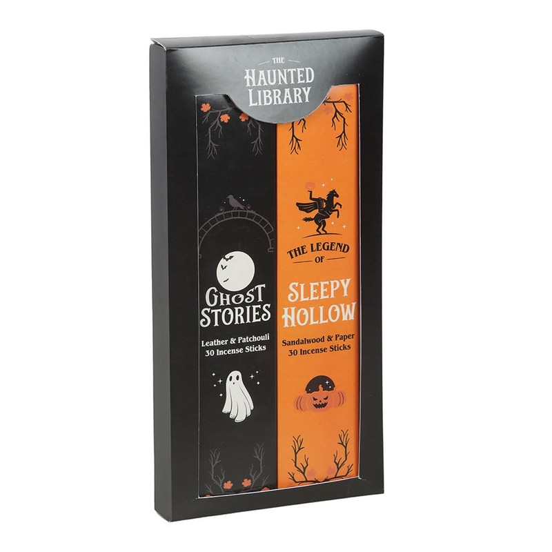 Set of 2 Haunted Library Incense Stick Packs | Spooky