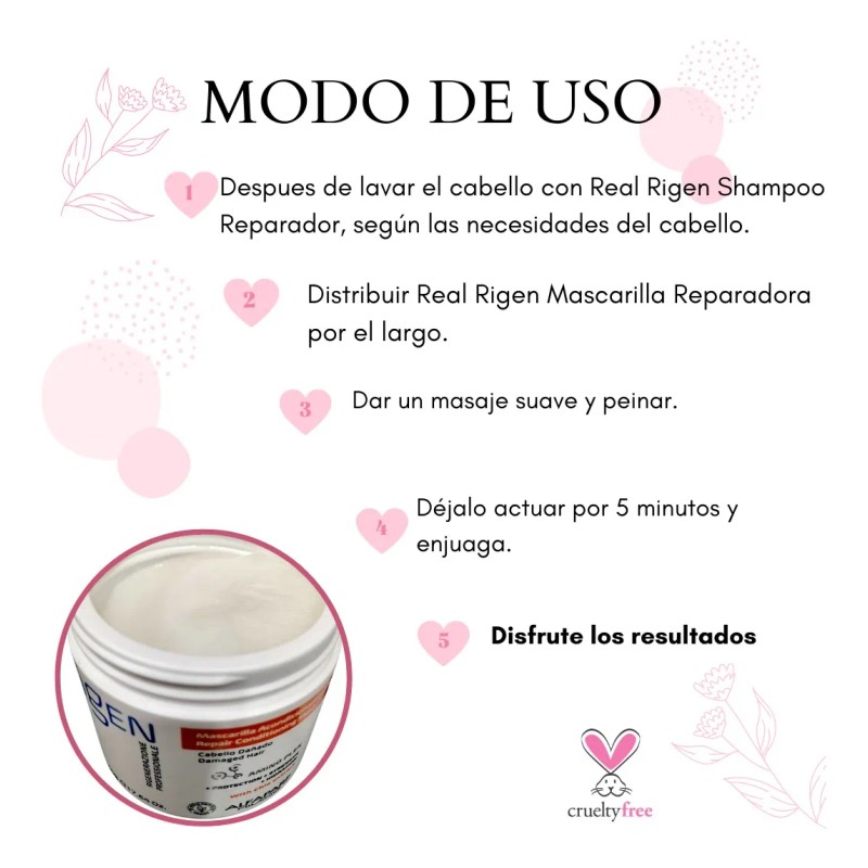 Alfaparf Real Rigen Repair - Máscara Reparadora 500g