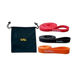 Tayga Set 3 Bandas Resistencia largas Power Loops Pull ups