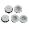 sourcing map GLW-M25 Nylon Male Thread Cable Gland End Cap