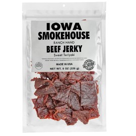 IOWA SMOKEHOUSE Ranch Hand Beef Jerky (Sweet Teriyaki, 8 oz)