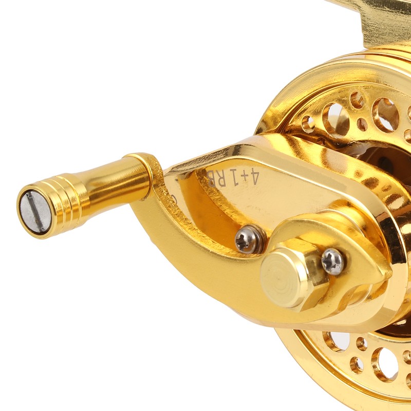 Portable All Metal Fishing Reels 5 Bearings 3.0:1 Gear Ratio
