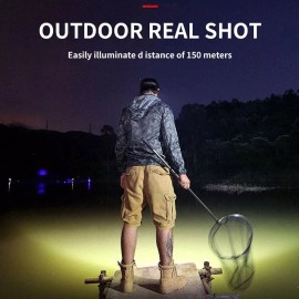 Lecute Lampara Minera Recargable 5 Leds Cob Manos Libres Camping