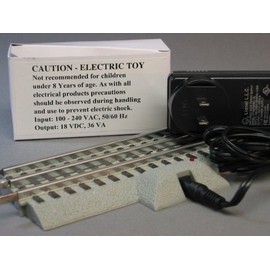 LIONEL O GAUGE FASTRACK 10 STRAIGHT POWER SUPPLY Station PACK RC LIONCHIEF SYSTEM track Model: