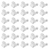 sourcing map 32pcs Cabinet Shelf Clips Steel Adjustable Shelf Bracket