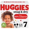 Huggies Size 7 Diapers, Snug & Dry Baby Diapers, Size