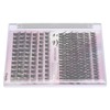 126 Cluster Lashes 10‑14mm Fluffy D Curl Individual Lashes for