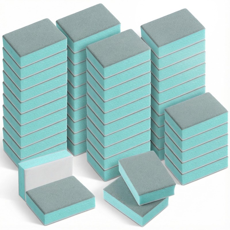 50Pcs Nail Buffer Block and Shine Kit, Mini Nail Buffer