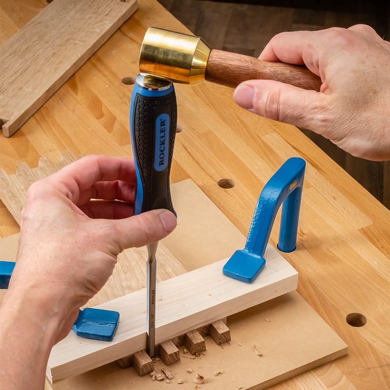 Bench Dog 12 oz. Brass Mallet with Sapele handle