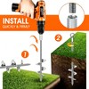 GrowGlow 6 Pack 18'' Ground Anchors Screw in Heavy Duty