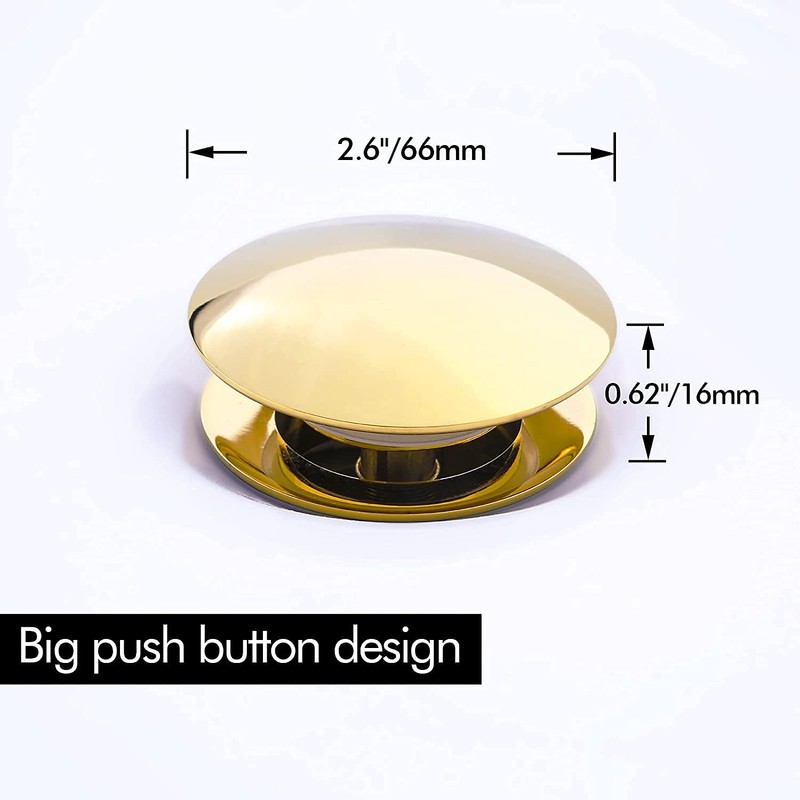 Bathroom Faucet Vessel Vanity Sink Pop Up Drain Stopper Without