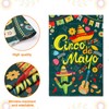 Cinco de Mayo Garden Flag, 12x18 Inch Mexican American Garden