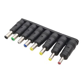 Audio Fan DC Plug Adapter 8 Types (Female 5.5mm 2.1mm Jack) Convert External Diameter Inner Diameter (H 3.5mm 1.35mm) (G 4.0mm 1.7mm) (F 4.8mm 1.7mm) (E 5.5mm 1.7mm) (D 5.5mm 2.1mm) (C 5.5mm 2.5mm) (B