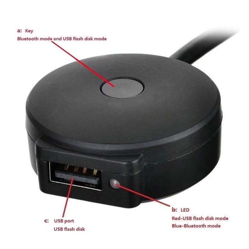 Wireless Bluetooth Car Kits, AMI MDI MMI AUX Receiver Music