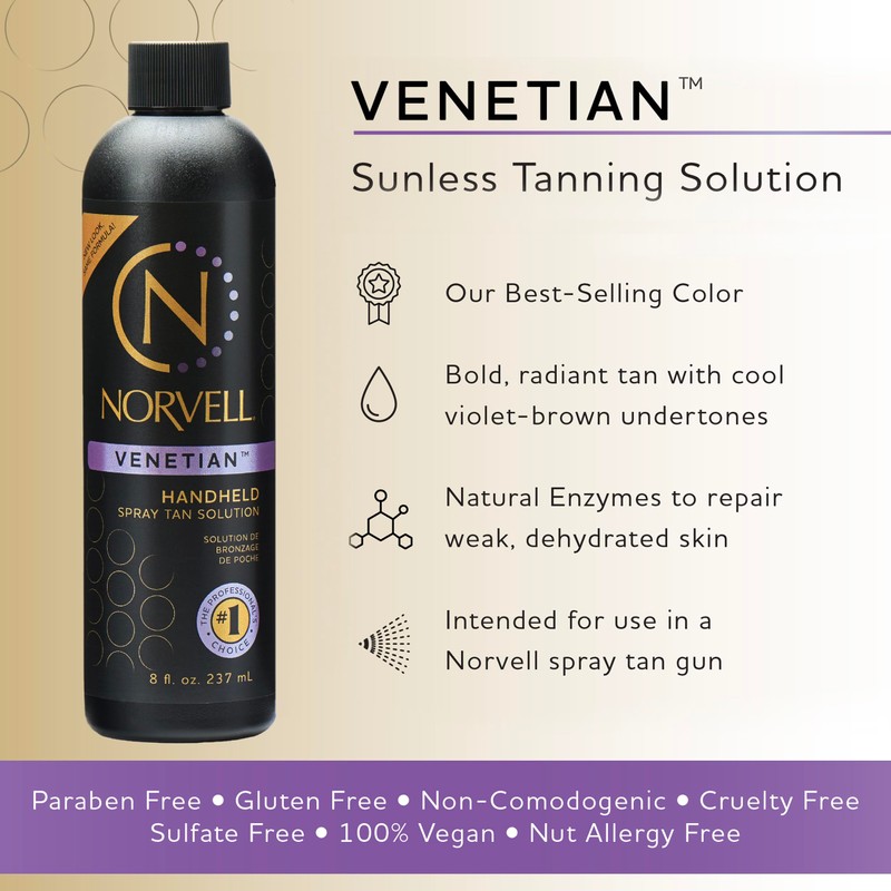 Norvell Premium Spray Tan Solution Venetian 8 fl oz –