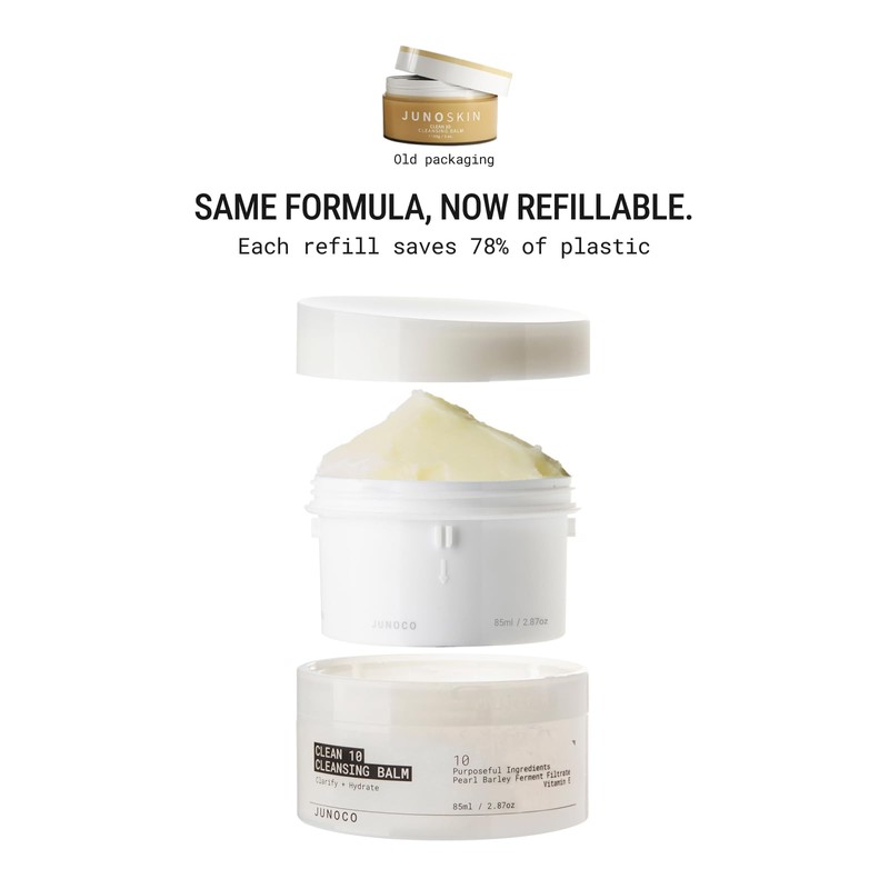 JUNO & Co. Clean 10 Cleansing Balm 10 Ingredients Makeup