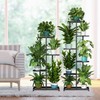 LINZINAR LINZINAR Plant Stand Indoor Outdoor Metal 4 Tier 5