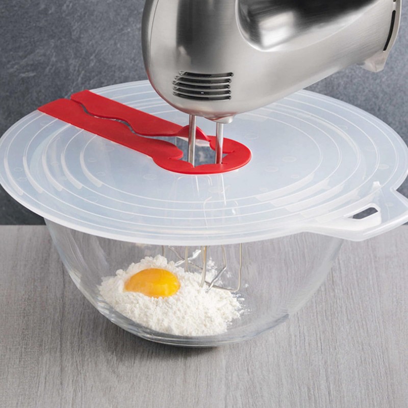 WGFOIP Mixing Bowl Splatter Guard, Universal Protective Splatter Lid Adjustable