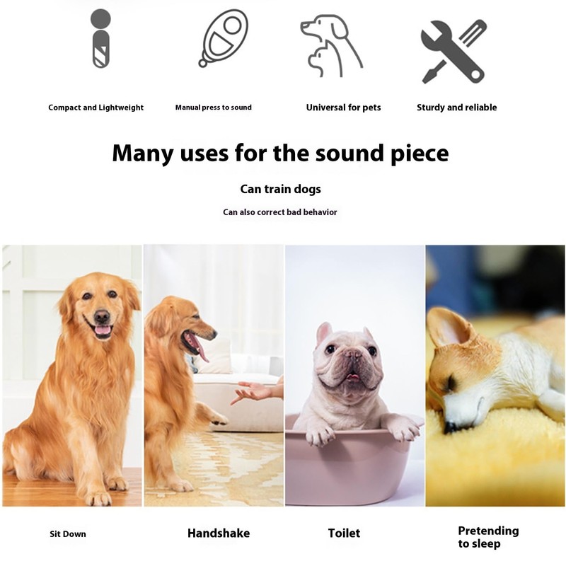 URBEST Fingertip Pet Training Clicker with,Pet Training Clicker for Dog