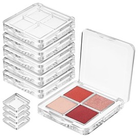 Healeved 6 Pcs Makeup Palettes Empty Eyeshadow Palette Empty Lipstick Palette Eyeshadow Pan Highlighters Container