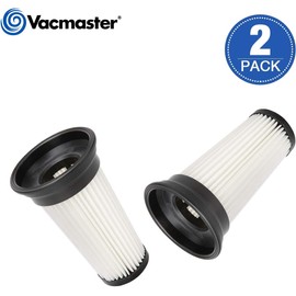 Vacmaster - 2 filtros HEPA lavables y reutilizables para aspiradora de palo y aspirador para modelo VSD1801