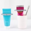 TopHomer 2 Pieces Multi-Function Toothpaste Tube Squeezer Hanging Toothpaste Clips