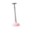 Cryfokt Toilet Plunger, Hand Toilet Plunger Strong Suction Rubber Plastic