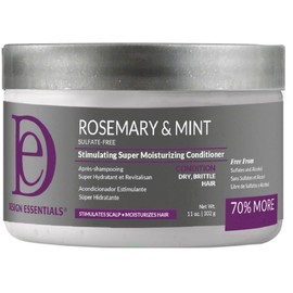 Design Essentials Design Essentials Rosemary & Mint Stimulating Super Moisturizing Conditioner for Dry, Thick, or Brittle Hair; Sulfate-Free, Stimulates Scalp, Moisturizes Hair, 11 Oz