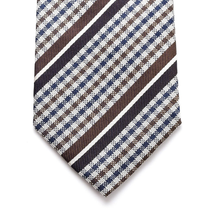 MICHI CORONDON Brand Necktie, Made in Japan, Italian Fabric, Silk,