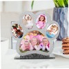 STOBOK Dog Paw Photo Frame Mold Set with Base and