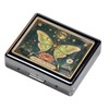7 Days Chromed Shiny Silver Pill Organizer with Mirror Inside