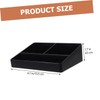 ABOOFAN 2pcs Coffee Storage Box Condiments Containers Sugar Packet Holder