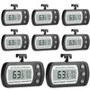 8 Pack Refrigerator Thermometer, Digital Freezer Small Black Fridge Thermometer,