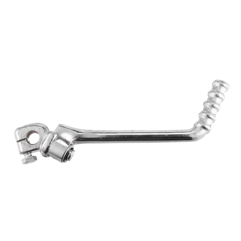 X AUTOHAUX 13mm Motorcycle Kick Start Lever Kickstarter Lever Silver