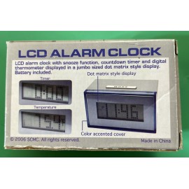 Sunscope LCD Alarm Clock. New In Package