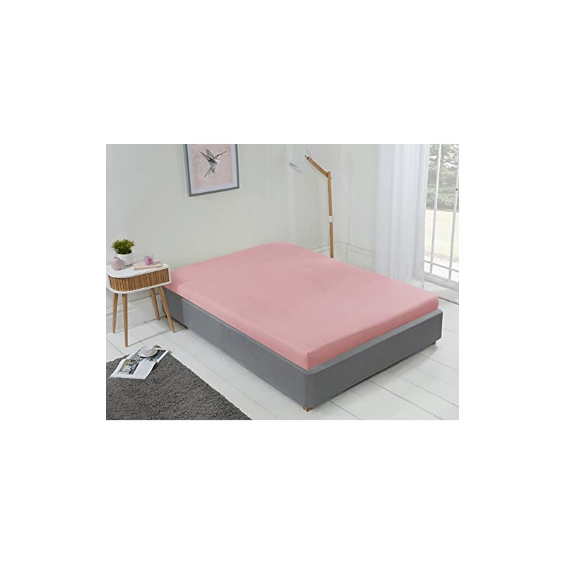 Emma Barclay Lyla Fitted Sheet in Blush Pink - King