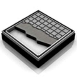 Infinity Drain LT5-2 SS 5"x5" LT5 Tile Drain Strainer-2" Throat in Satin Stainless