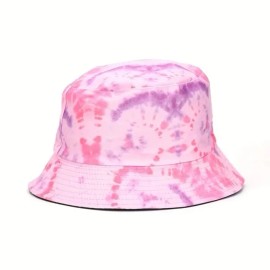 GLLifeStyles Tie Dye Reversible Bucket Hat, Color Multi, One Size, Unisex, Beach, Sun, NWT