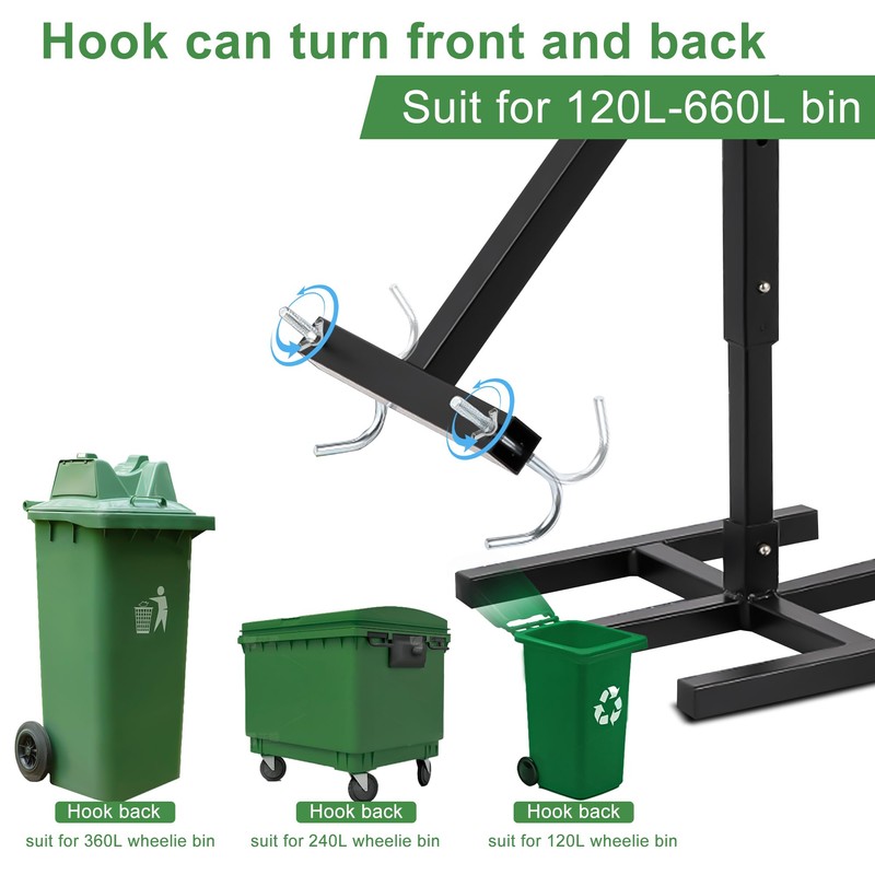 Manual Trash Compactor, Touchless Manual Trash Compactor Roadside Trash Can