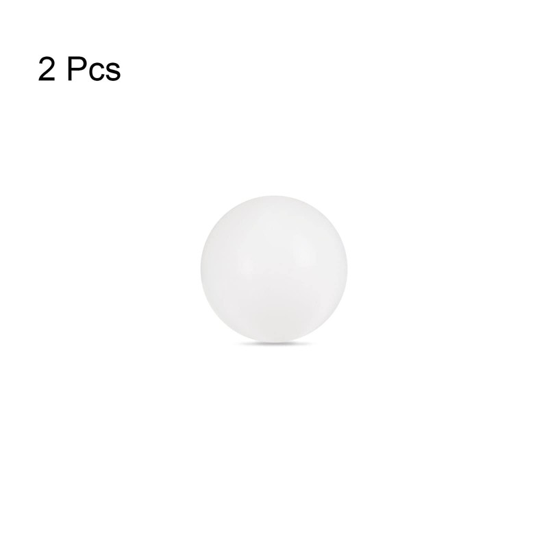 sourcing map 2pcs PA6 Nylon Solid Plastic Balls 25mm G3