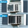 PATIKIL Window Air Conditioner Mesh Cover, 27.5x22.5x18.5 inch Outside Window