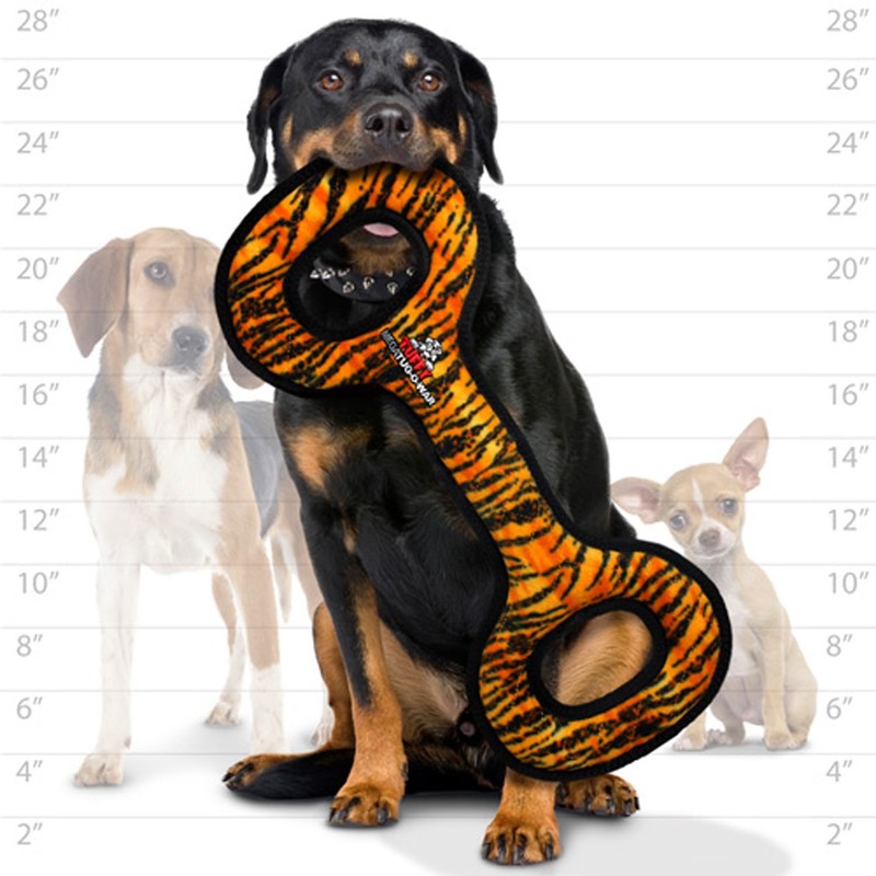 Tuffy Mega Tug Oval Tiger