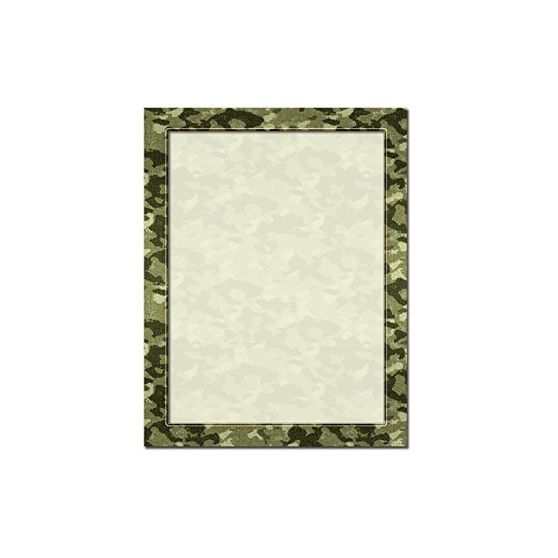 Camouflage Letterhead Laser & Inkjet Printer Paper, 25 pack