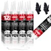 12 Pack RV Roof Sealant - Self-Leveling Waterproof Caulk for