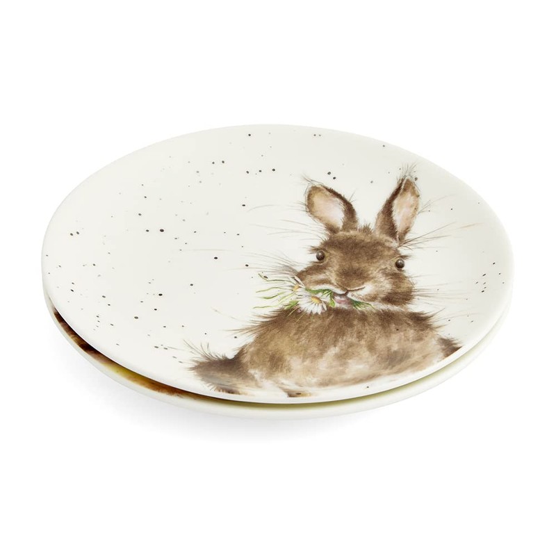 Wrendale Coupe Plates - Rabbit Duckling - Set of 2
